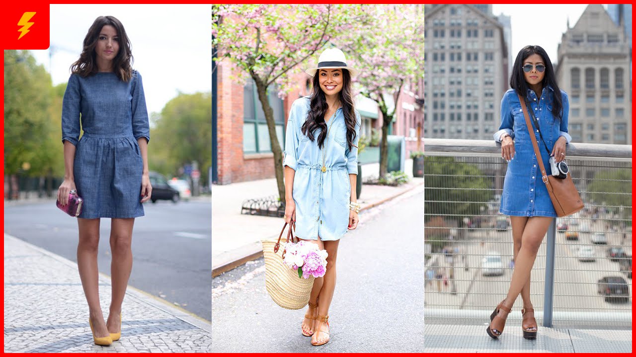 How to Wear Denim Dresses for Your Summer