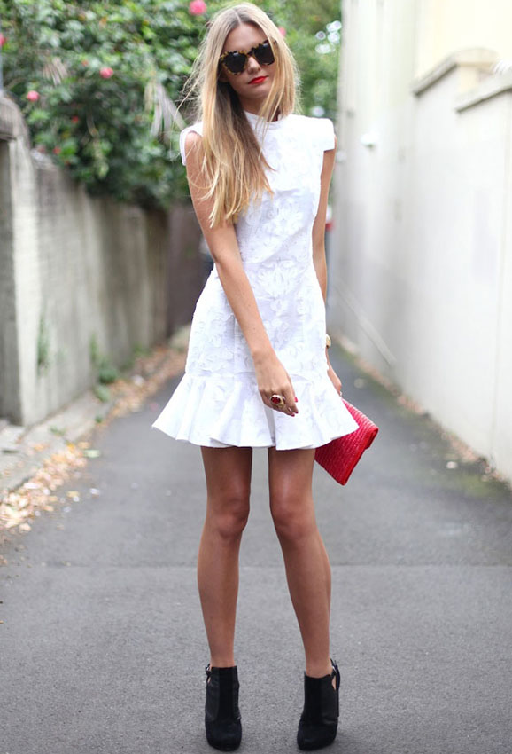 zimmermanndress 12 Ways To Wear a Little White Dress