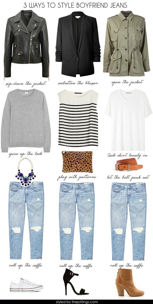 how to wear boyfriend jeans 101 ! These jeans are so chill and they go with  everything !