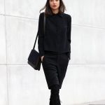 Wonderful 55 Extremely Cool All Black Winter Outfit Ideas #Women Style  source: http: