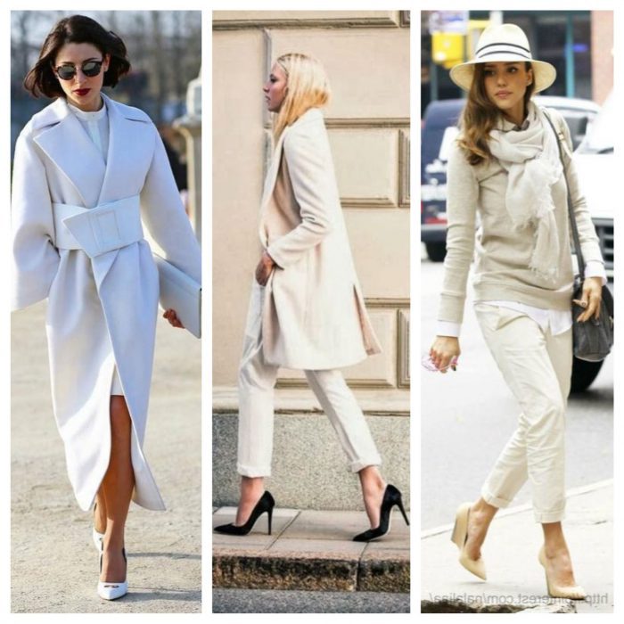 Winter Monochrome Outfit Ideas For Women