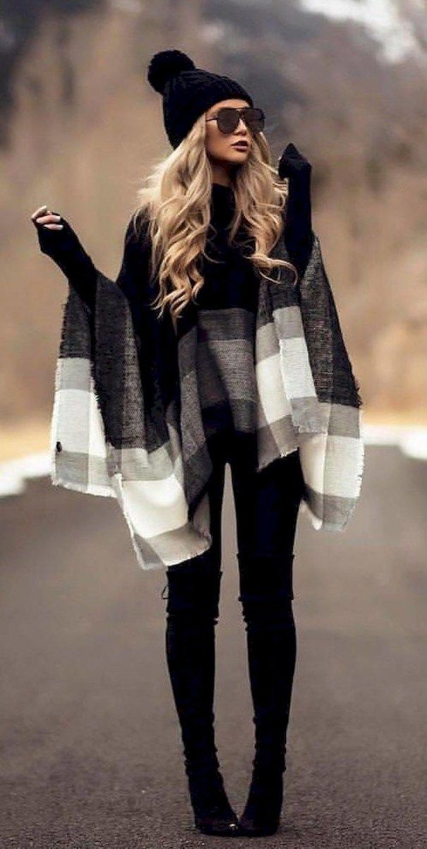 Popular Winter Outfit Ideas For Women 33