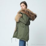 2019 Fur Parka Winter Jacket Women Winter Coat Women Parkas Big Real  Raccoon Fur Collar And Natural Cuff Fur Detachable From Earthhousestores,
