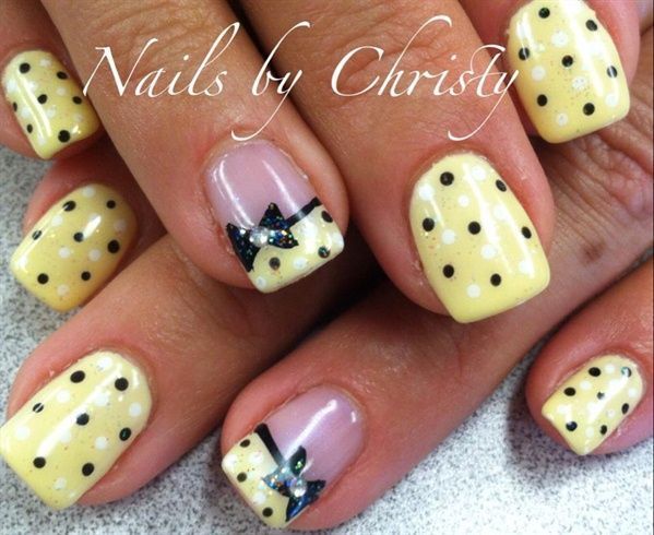 14 adorable polka dot nails art you can totally copy