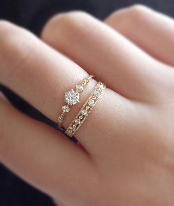 14K Rose Gold Morganite Engagement Ring Unique Filigree Design Ring Floral Rose Gold Engagement Ring Art Deco Styled Morganite Ring