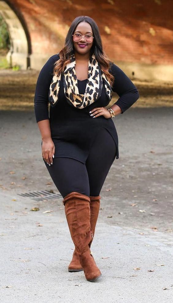 19 stylish ways to wear a plus size leggings outfit #plussize #outfit #leggings …
