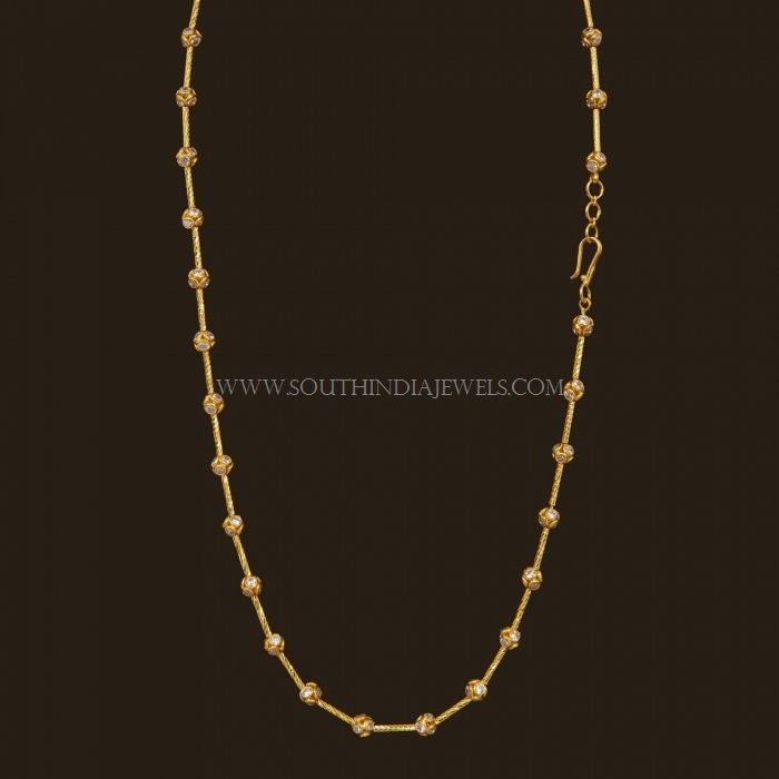 Gold Chain Designs for Women ~ South India Jewels