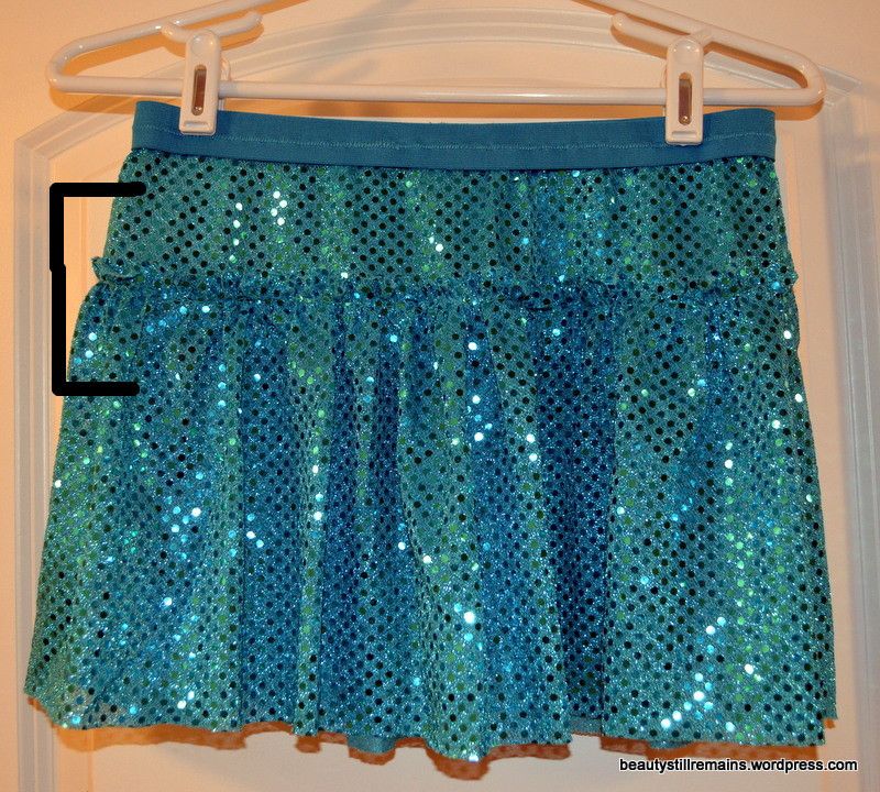DIY: Sparkle Running Skirt