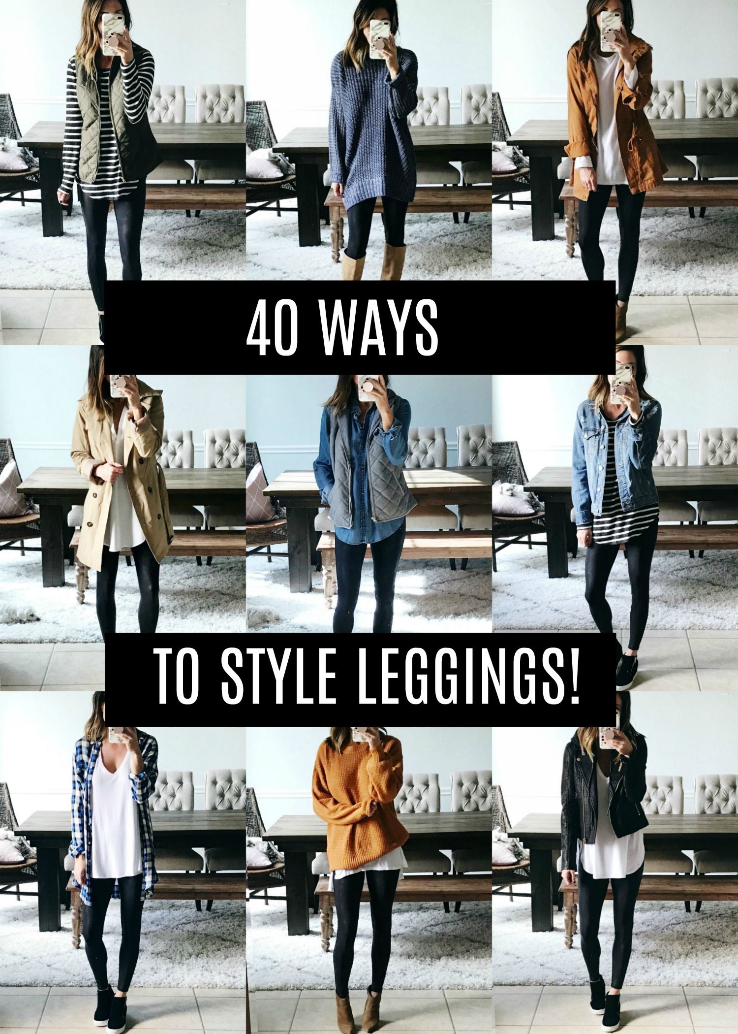 40 Ways to Style Leggings!