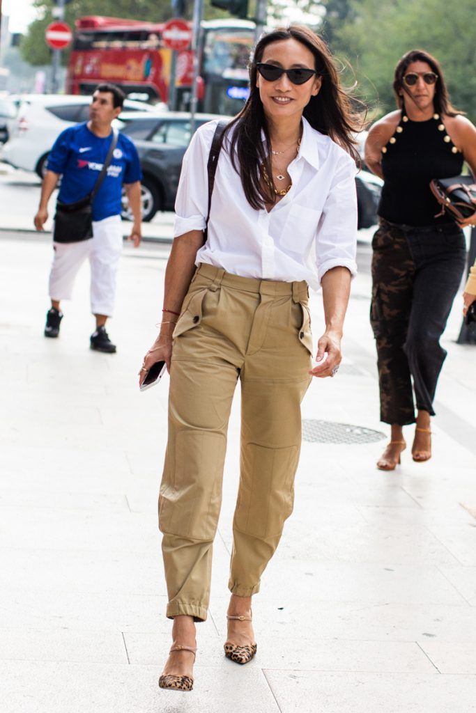 6 of the World’s Most Stylish People Show Us How to Wear Cargo Pants Now
