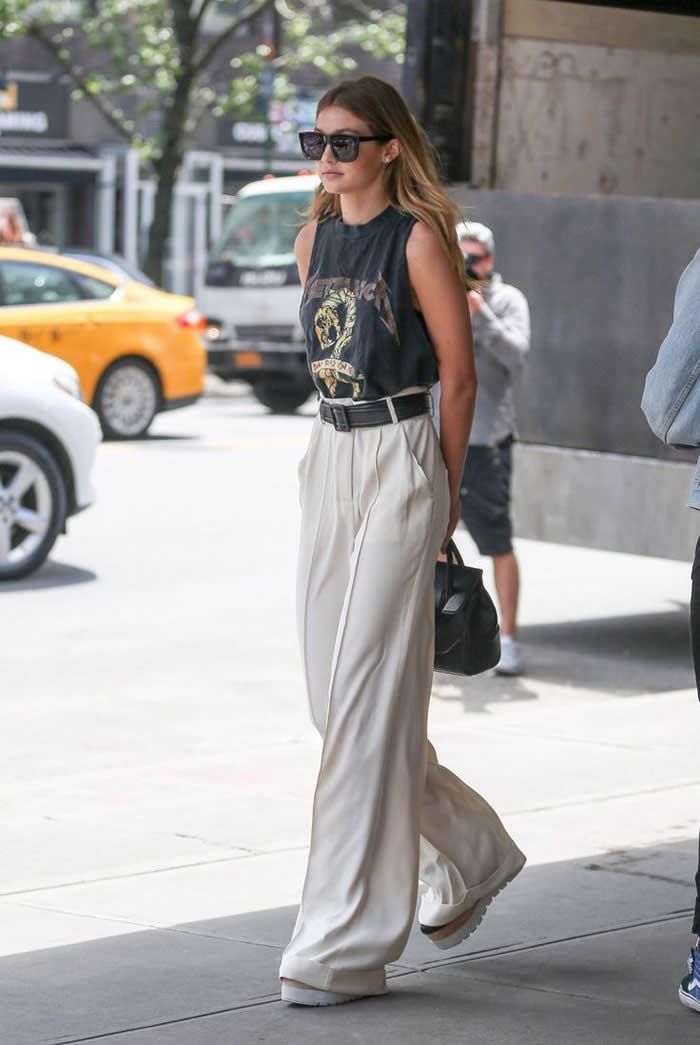 Stylish Summer Outfit Ideas with Wide Leg Pants