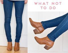 How to Wear Booties with Skinny Jeans