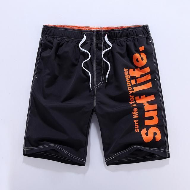 Men Beach Shorts / Quick Drying Summer Style Solid Polyester Clothing