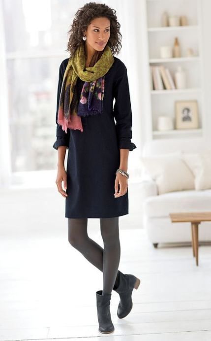 33+ New ideas for how to wear ankle boots with tights scarfs