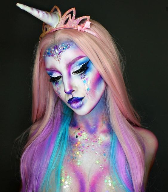 40+ Most Jaw-Dropping Pretty Halloween Makeup Ideas