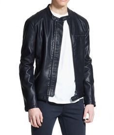 Anarch Men Classic Leather Jackets  Anarch Men Classic Leather Jackets