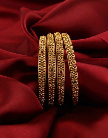 Anuradha Art Jewellery offers beautiful collection of traditional bangles in cla…