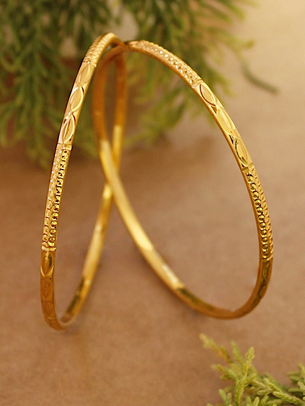 Avismaya Gold Plated Daily Use Thin Bangles – Jumkey Fashion Jewellery