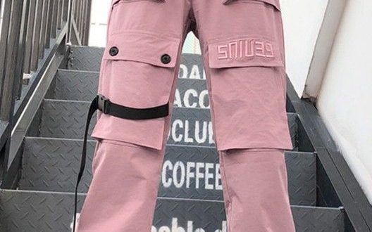Big Pockets Pink Cargo Pants – picsstyle.com