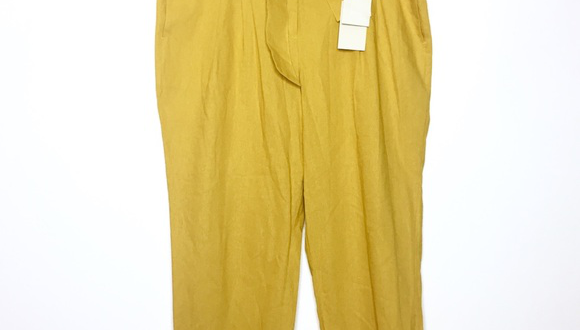 Boden St. Ives Paperbag Pants in Mustard Yellow 14 Excellent condition ...