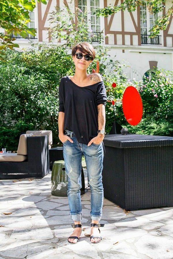 Boyfriend jeans – 70 ideas how to wear it? – Archzine.fr – Carole