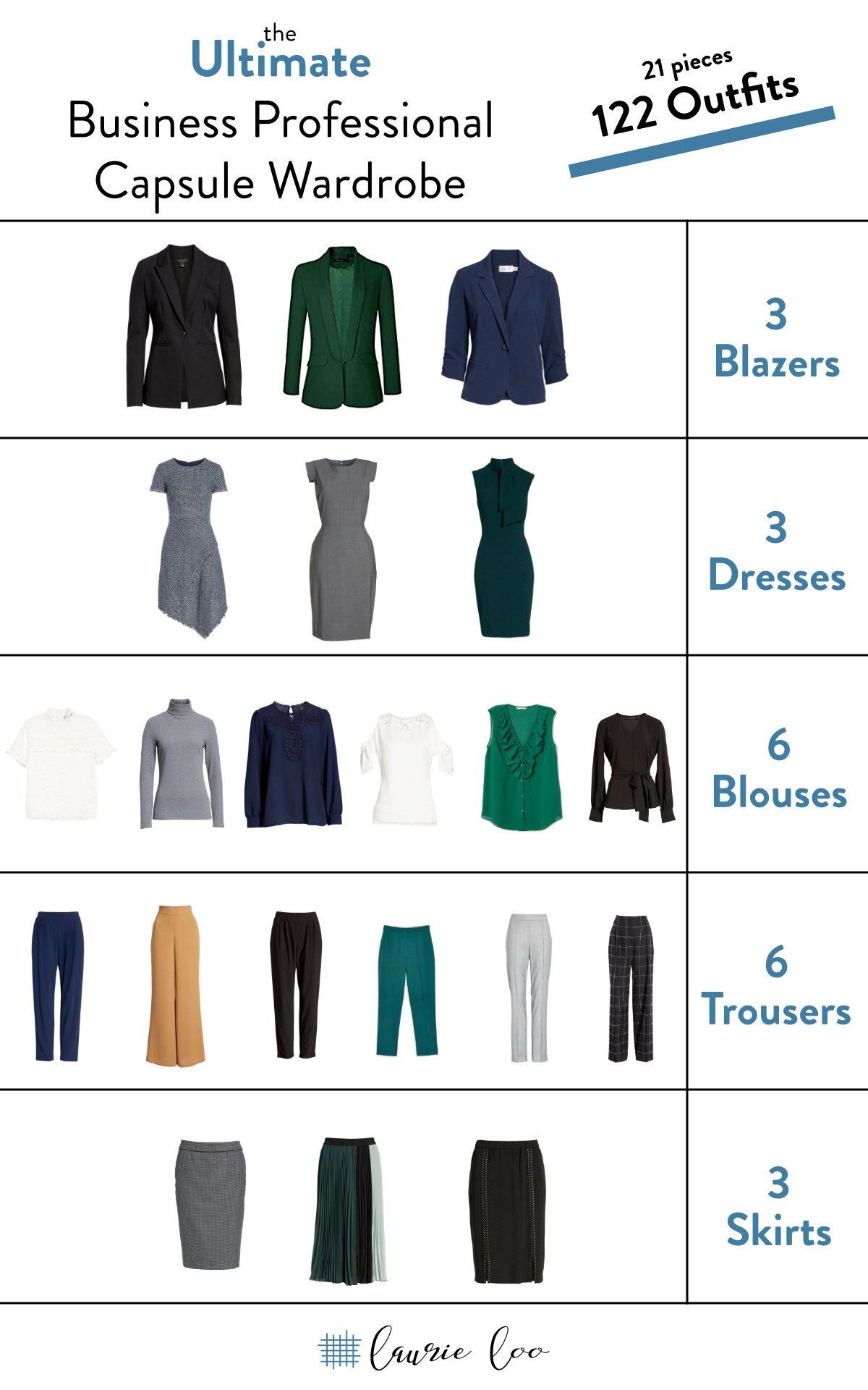 Business Professional Capsule Wardrobe — The Laurie Loo