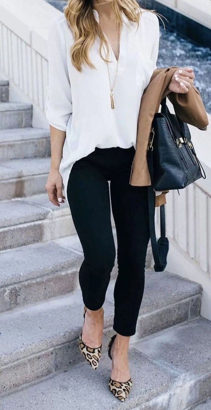 Cool 47 Stylish Work Outfits Ideas With Flats