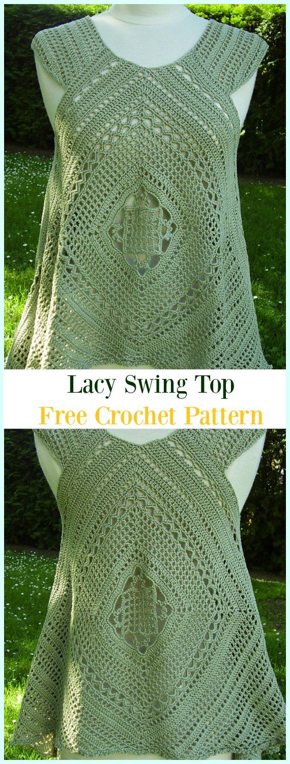 Crochet Women Summer Top Free Patterns