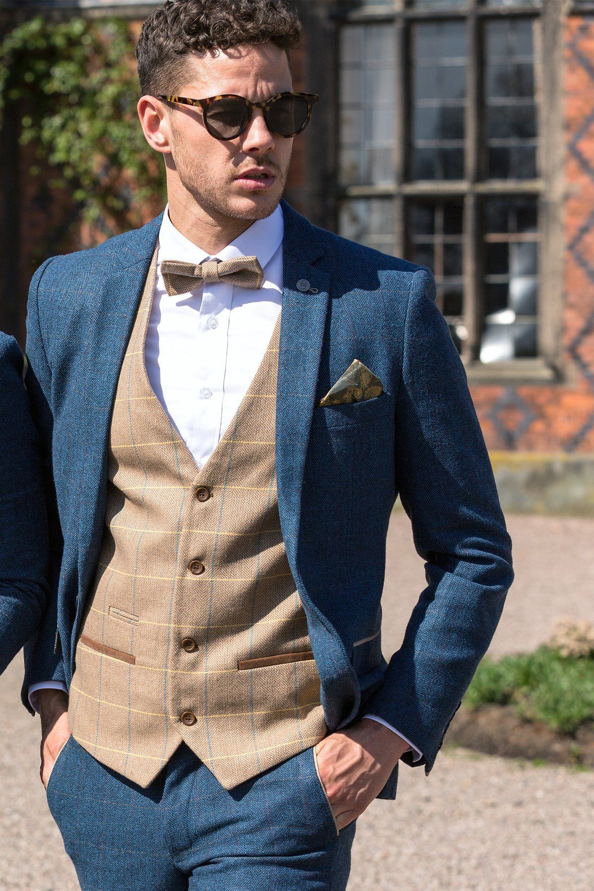 DION – Tweed Suit With DX7 Oak Waistcoat – Marc Darcy