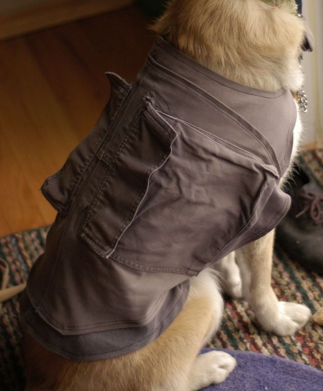 Doggy Cooling Vest / Backpack (from Cargo Pants)
