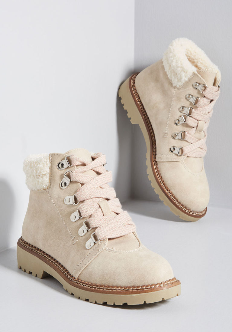 Forget Me Not Lace-Up Bootie