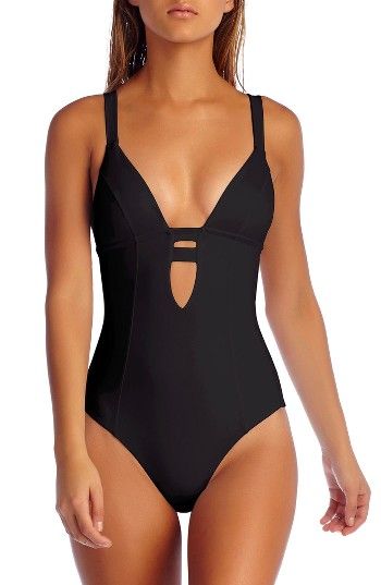 Free shipping and returns on Vitamin A® ‘Neutra’ One-Piece Swimsuit at Nordstro…