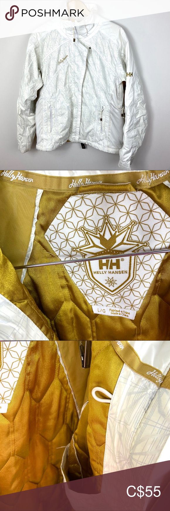Helly Hansen Women’s Ski Jacket White Size Large