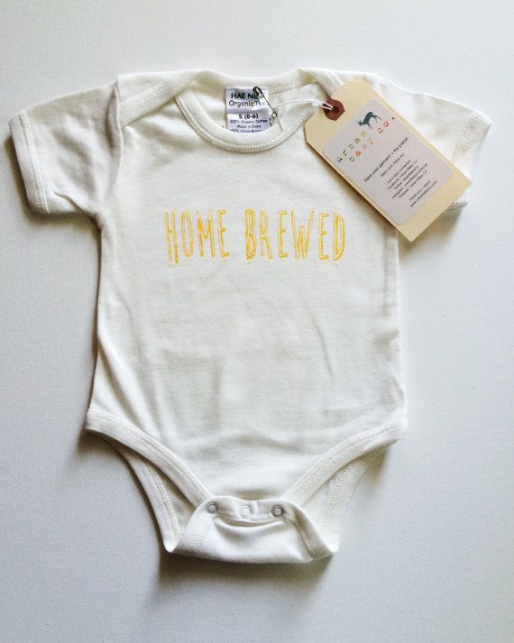 Home Brewed Baby, Boy, Girl, Unisex, Infant, Toddler, Newborn, Organic, Bodysuit…