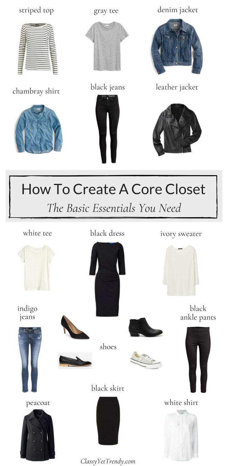 How To Create A Core Closet