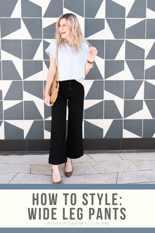 How To Style Wide Leg Pants