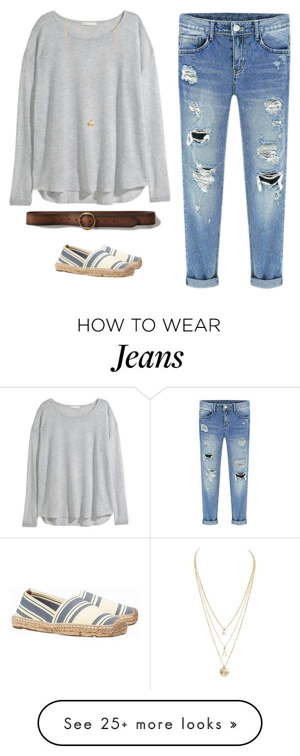 “How to style boyfriend jeans 2” by fashsionfantasy on Polyvore featuring H&M, A…