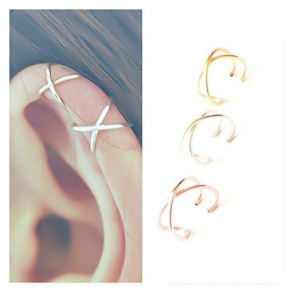 I just discovered this while shopping on Poshmark: 🎉HP🎉 Criss Cross Ear Cu…