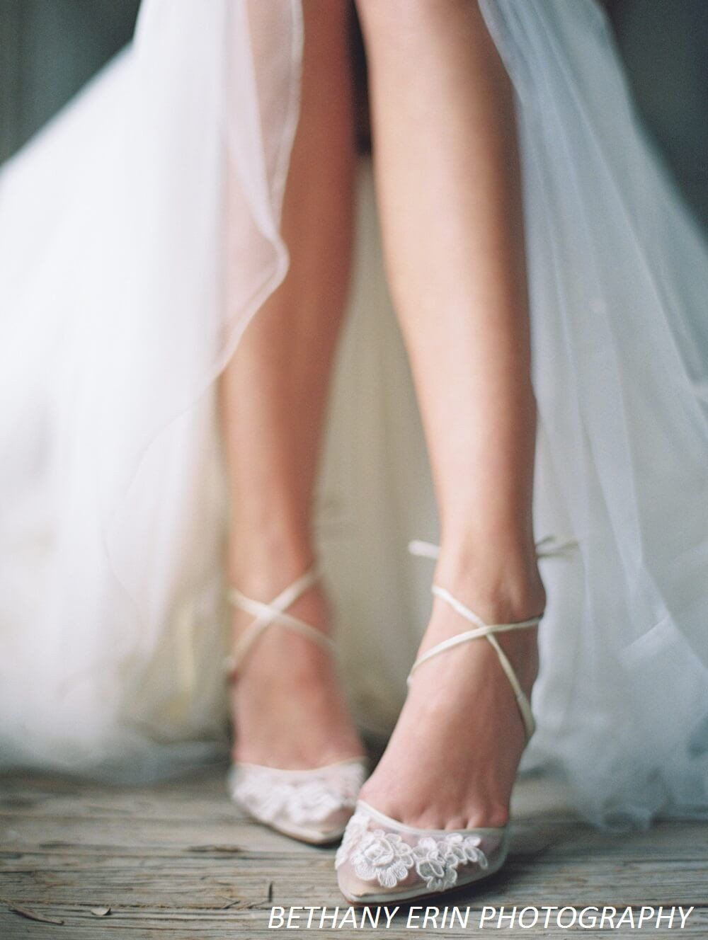 Ivory Lace Wedding Shoes