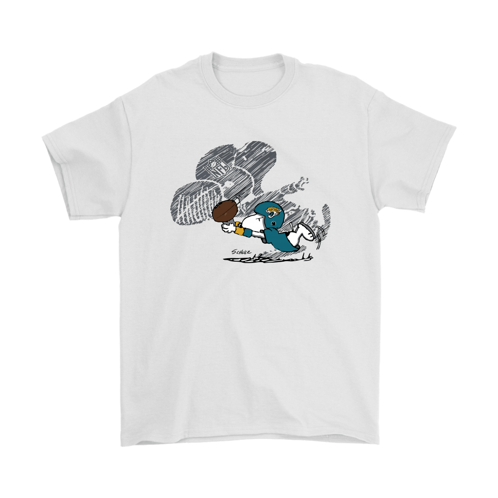 Jacksonville Jaguars Snoopy Plays The Football Game Shirts
