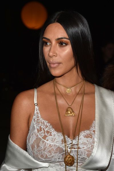 Kim Kardashian Long Straight Cut