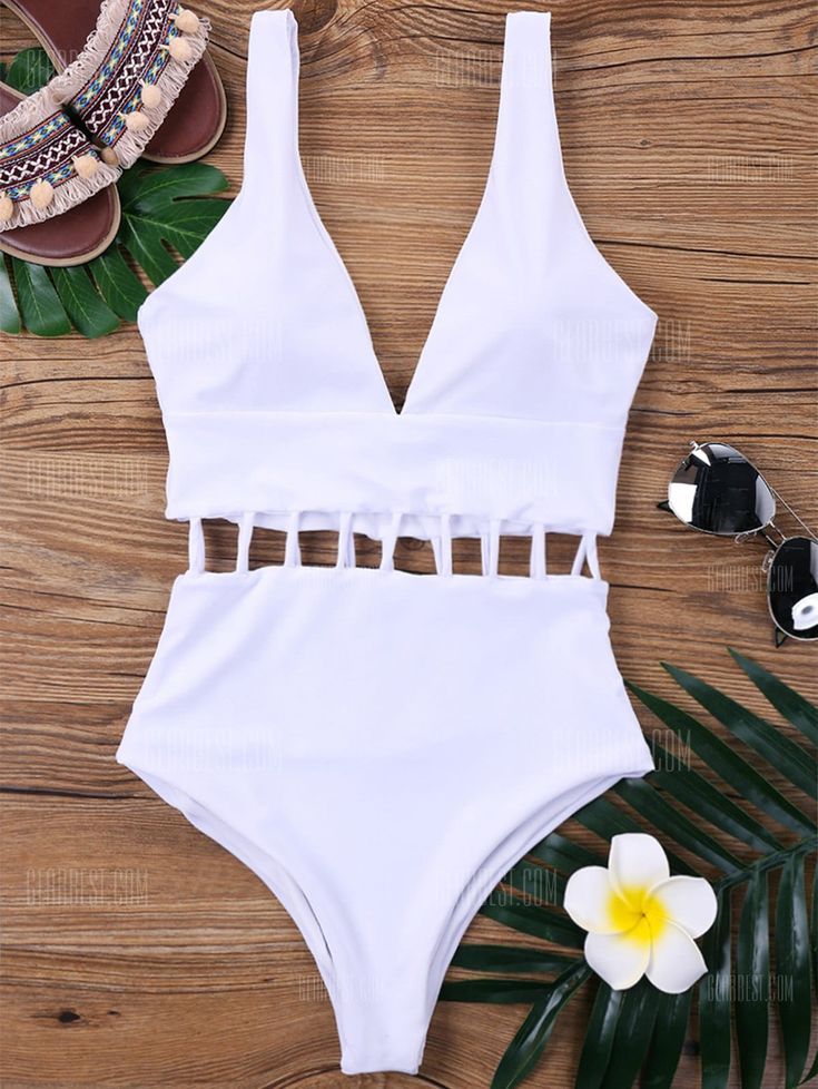 Ladder Cut Swimsuits | Gearbest Mobile