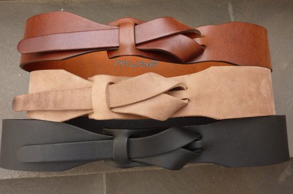 Leather Belt / Safari Outback Taupe 2 inch or 5 cm by Muse Nickel- Free/vegetable tanned leather Free matching Cuff included