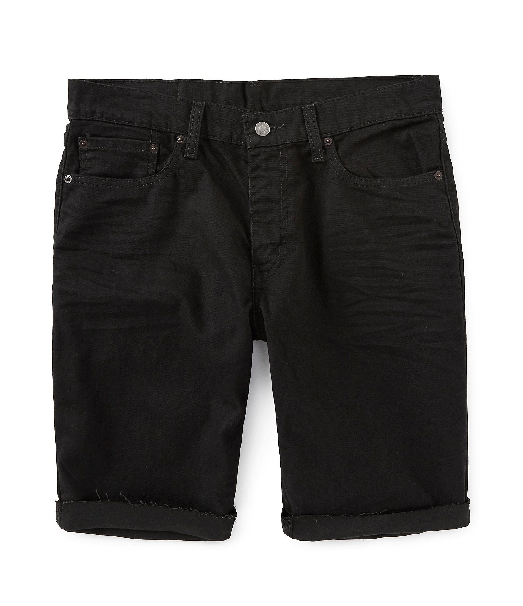 Levi’s® 511 Slim Fit 12 Inseam Cut Off Jean Shorts – Black 31