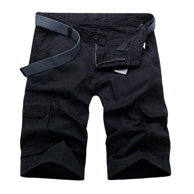 Men Cargo Shorts / Casual Fashion Pockets  Army Green Shorts green / 36