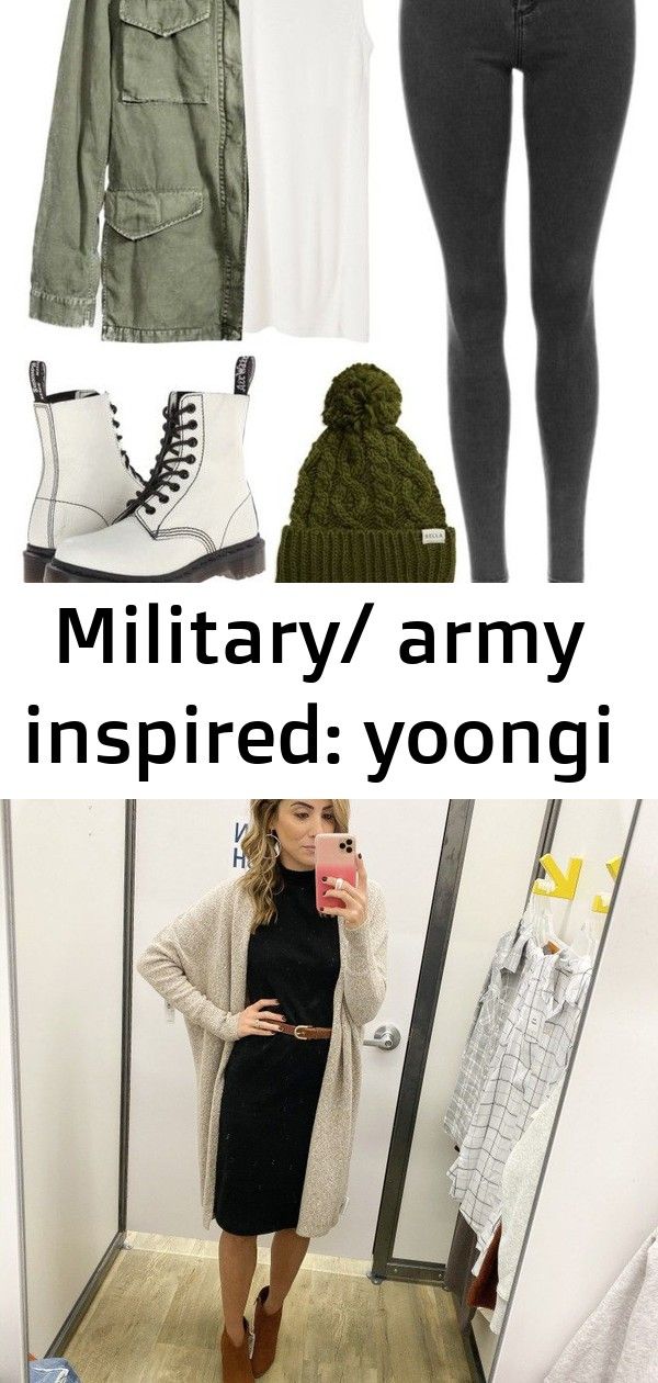 Military/ army inspired: yoongi