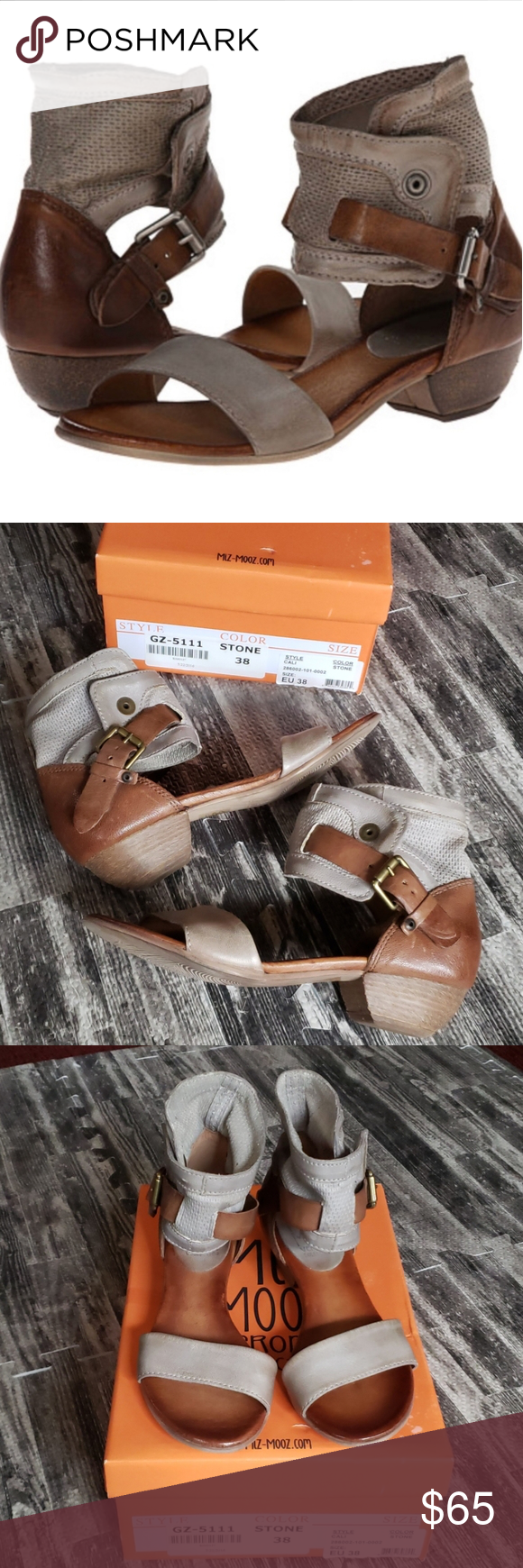 Miz Mooz Cali Sandal Stone size 38 Miz Mooz Verona Collection Size 38 EU  Style …