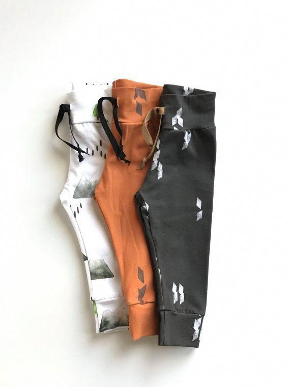 Mountain Joggers unisex baby jogger leggings by NenandNoia #babyjogger