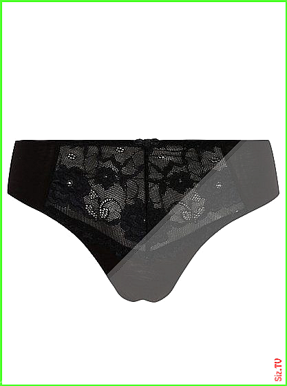 Opt for a beautiful black addition to your underwear drawer with these high-leg …