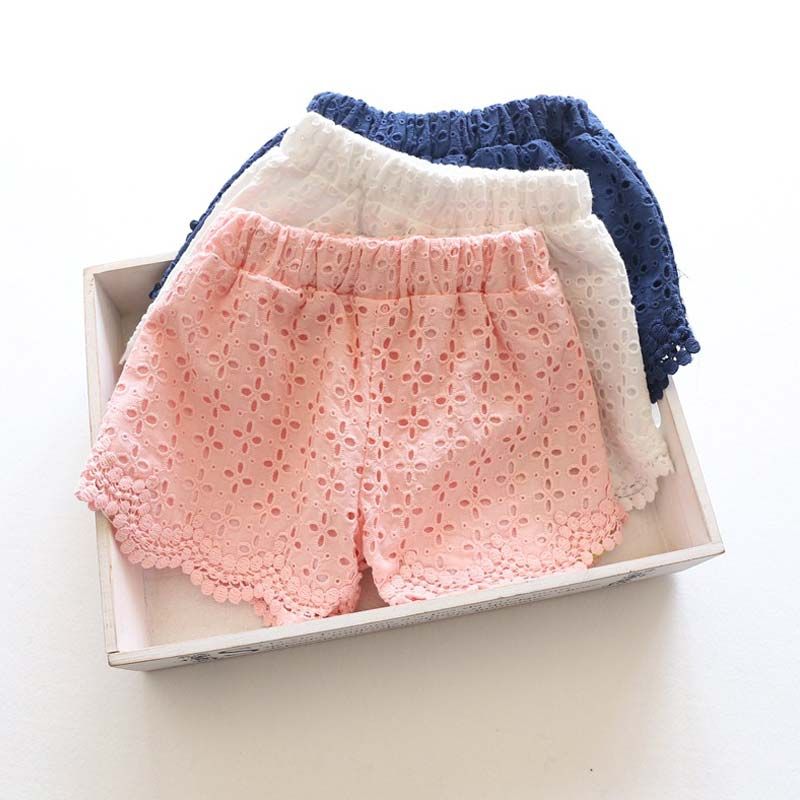 Princess Lace Baby girls shorts Summer Spring 2016 children shorts kids shorts for girls clothes toddler girl clothing